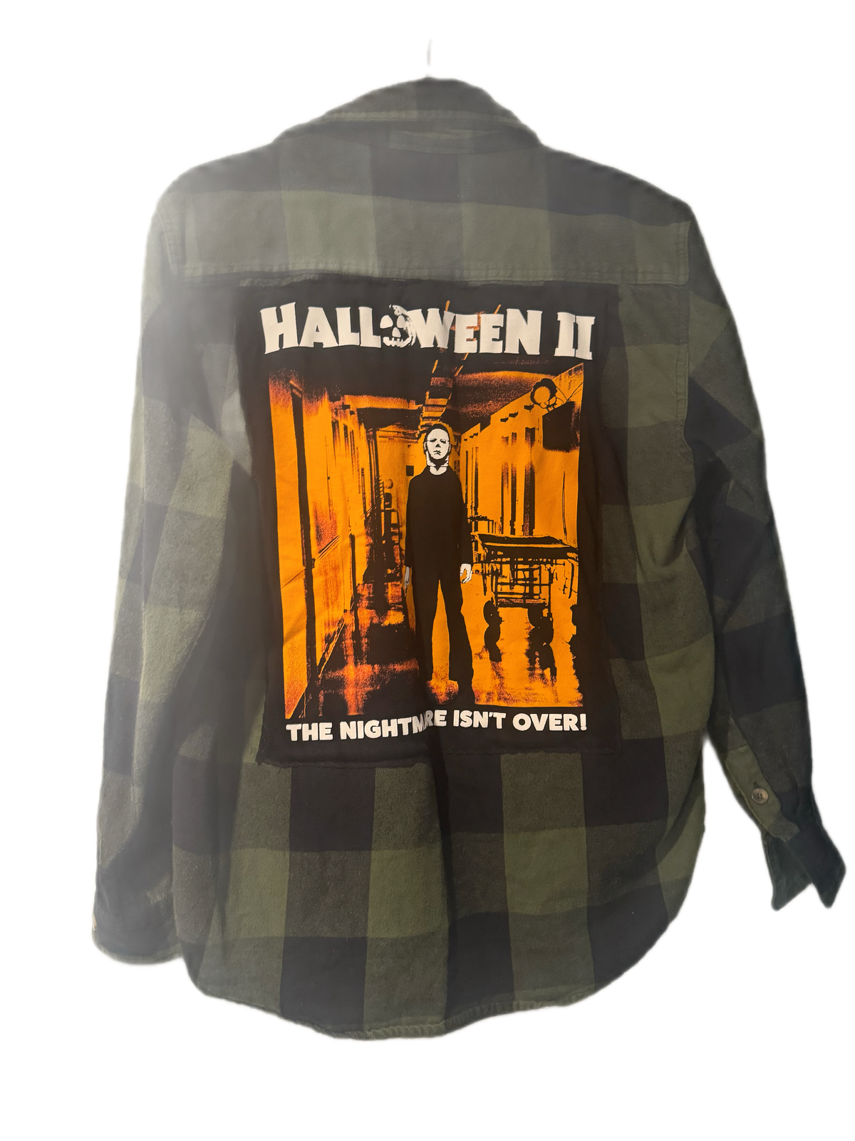 Halloween II Michael Myers Upcycled Flannel | Men’s Medium