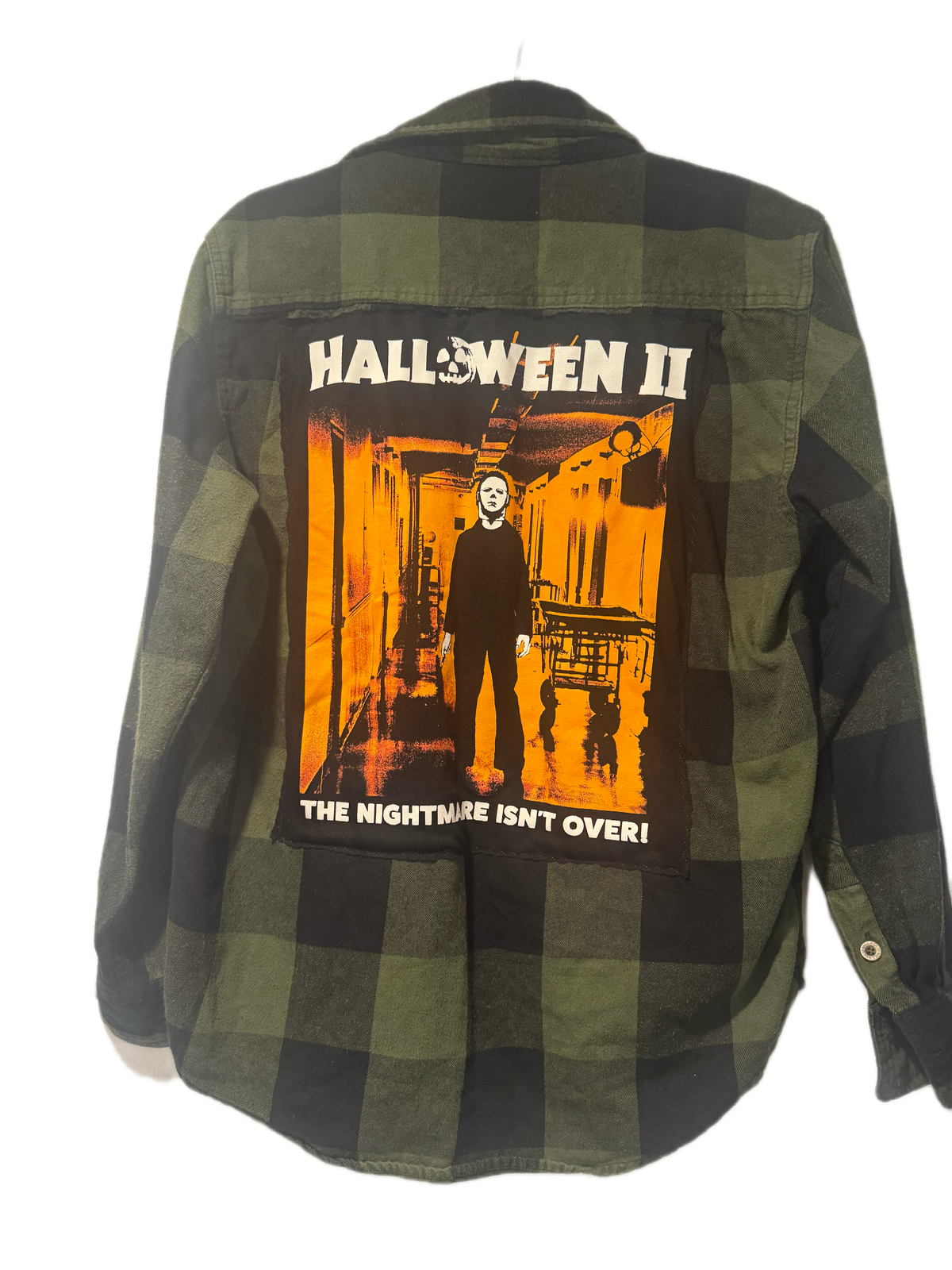 Halloween II Michael Myers Upcycled Flannel | Men’s Medium