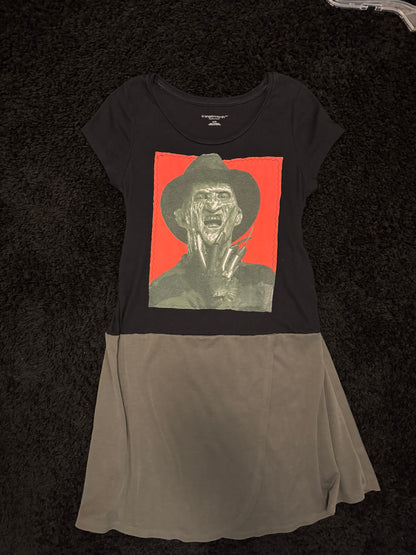 One-of-a-Kind Upcycled Horror Dress – M/L