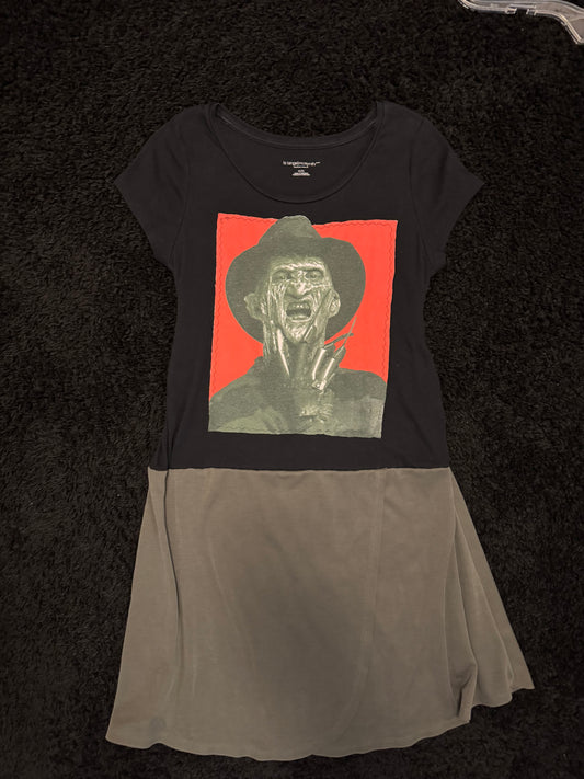 One-of-a-Kind Upcycled Horror Dress – M/L