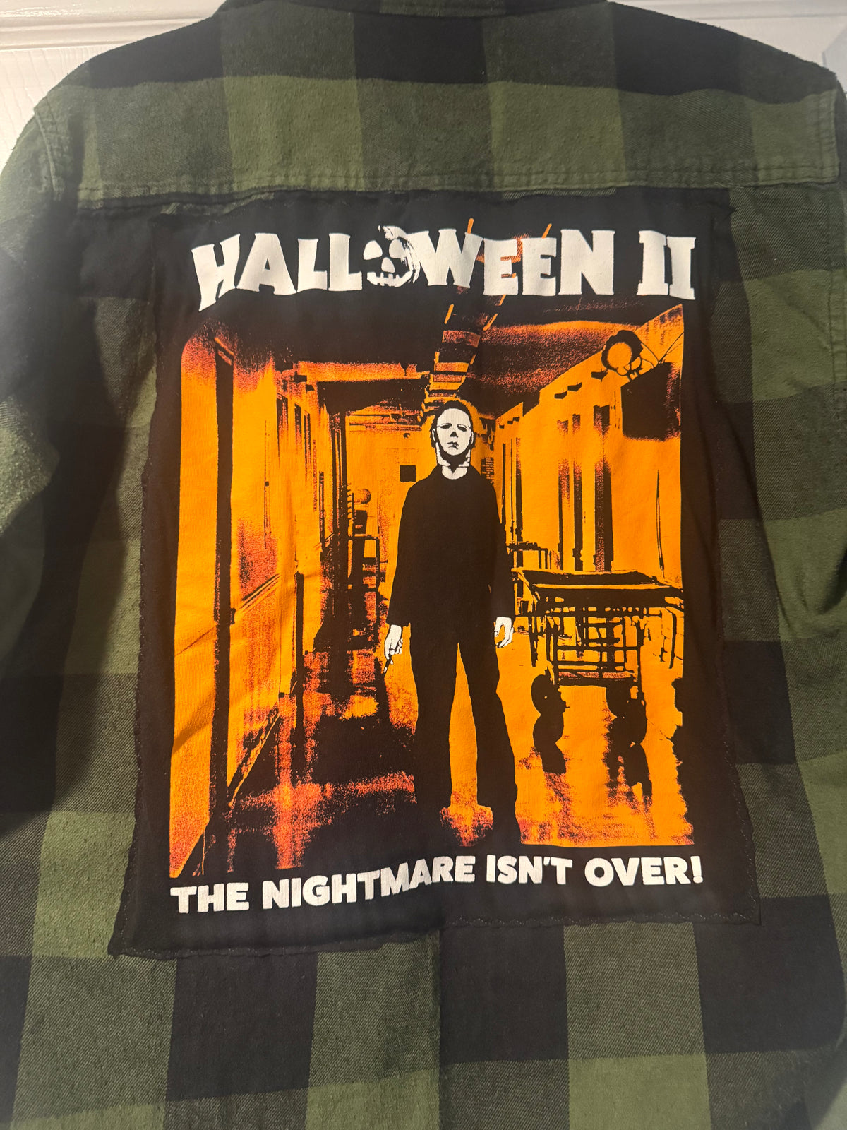 Halloween II Michael Myers Upcycled Flannel | Men’s Medium