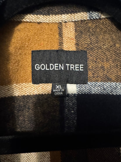 One-of-a-Kind Upcycled Halloween Horror Flannel – XL